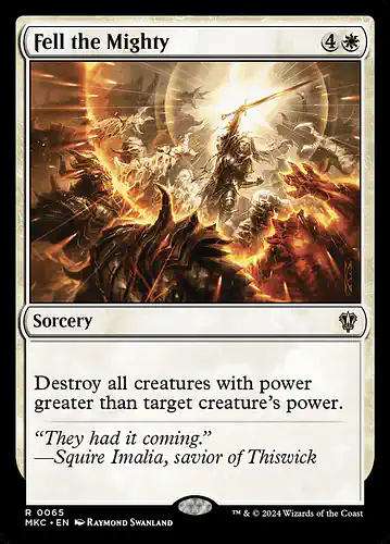 Fell the Mighty - mkc Spoiler