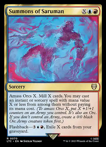Summons of Saruman - ltc Spoiler