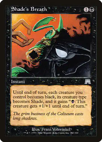 Shade's Breath - ons Spoiler