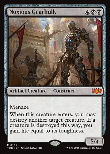 Noxious Gearhulk - tdc Spoiler