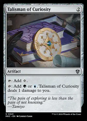 Talisman of Curiosity - mkc Spoiler