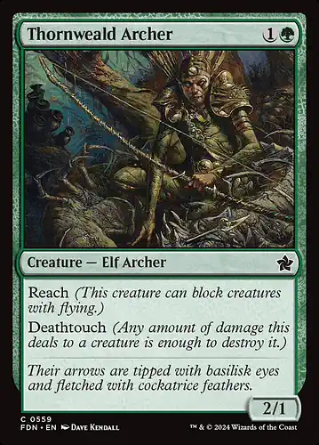 Thornweald Archer - fdn Spoiler