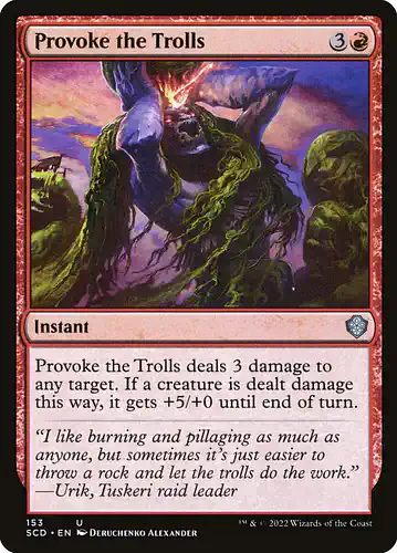 Provoke the Trolls - scd Spoiler