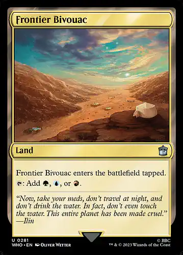 Frontier Bivouac - who Spoiler