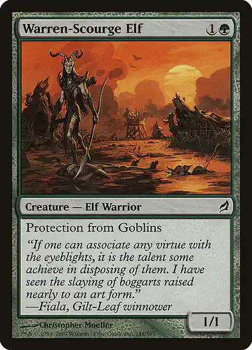 Warren-Scourge Elf - lrw Spoiler