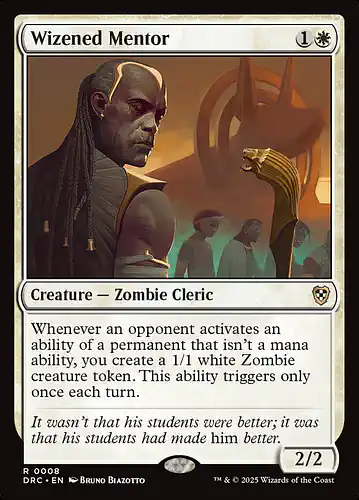 Wizened Mentor - drc Spoiler