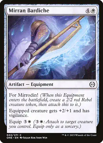 Mirran Bardiche - one Spoiler