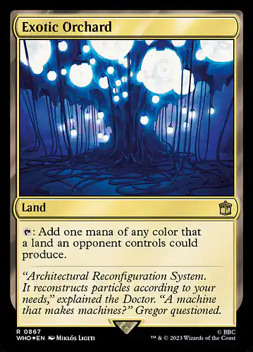 Exotic Orchard - who Spoiler