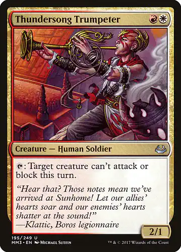Thundersong Trumpeter - mm3 Spoiler