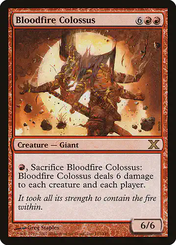 Bloodfire Colossus - 10e Spoiler