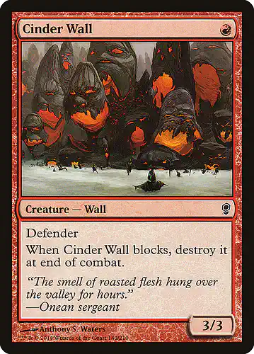 Cinder Wall - cns Spoiler