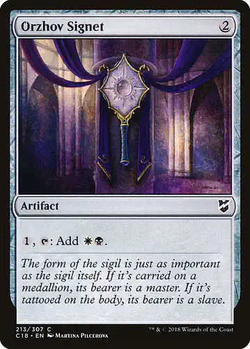 Orzhov Signet - c18 Spoiler