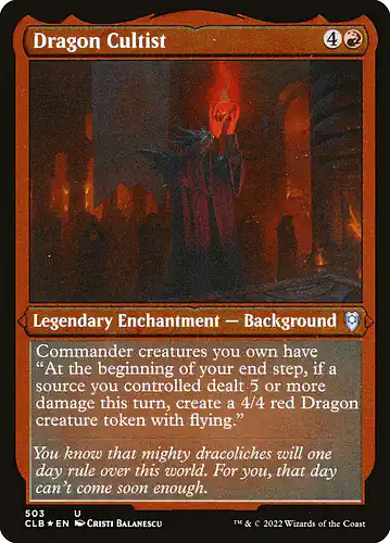 Dragon Cultist - clb Spoiler