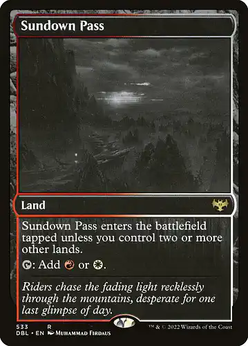 Sundown Pass - dbl Spoiler