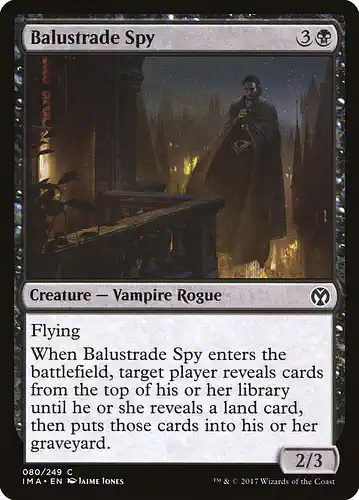 Balustrade Spy - ima Spoiler