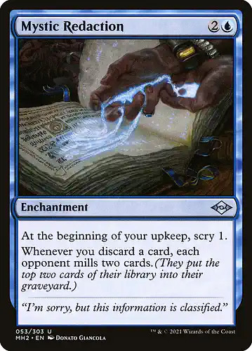 Mystic Redaction - mh2 Spoiler