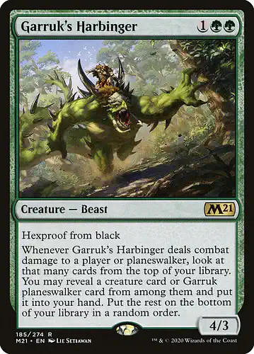 Garruk's Harbinger - m21 Spoiler
