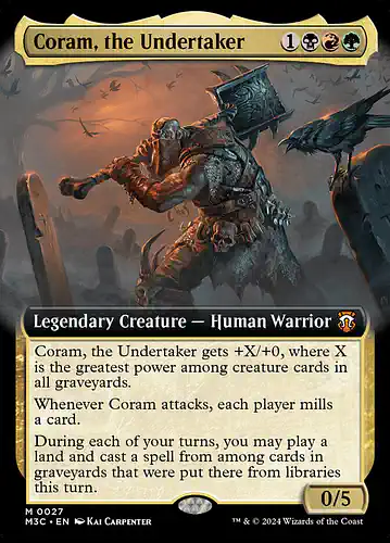 Coram, the Undertaker - m3c Spoiler