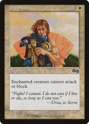 Pacifism - usg Spoiler
