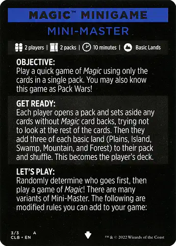 Mini-Master - clb Spoiler