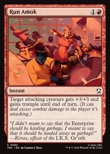 Run Amok - trc Spoiler