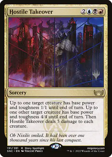 Hostile Takeover - snc Spoiler