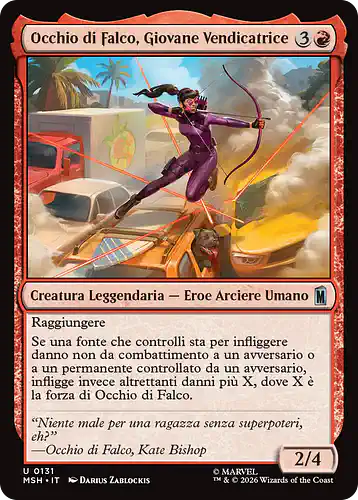 Hawkeye, Young Avenger - msh Spoiler