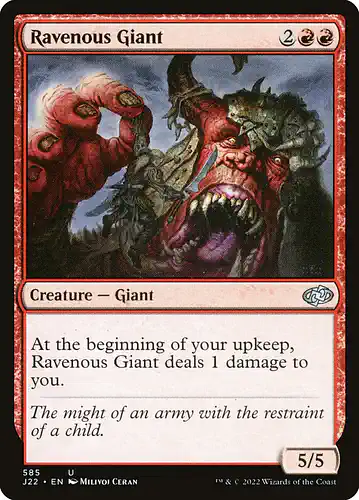 Ravenous Giant - j22 Spoiler