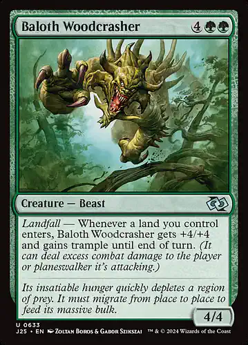 Baloth Woodcrasher - j25 Spoiler