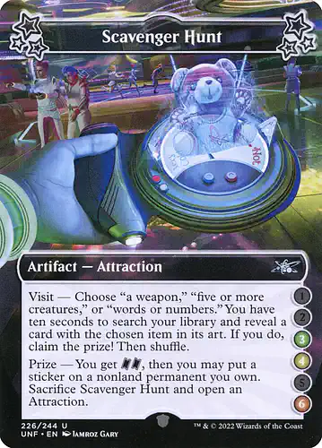 Scavenger Hunt - unf Spoiler