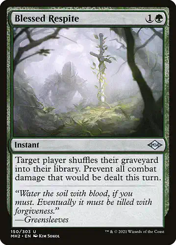 Blessed Respite - mh2 Spoiler