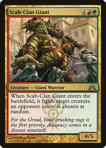 Scab-Clan Giant - dgm Spoiler
