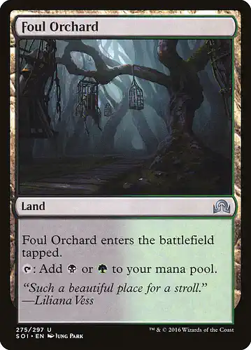 Foul Orchard - soi Spoiler