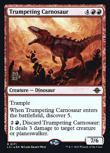 Trumpeting Carnosaur - lci Spoiler