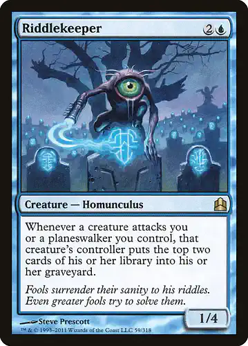 Riddlekeeper - cmd Spoiler