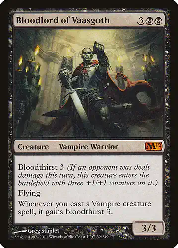 Bloodlord of Vaasgoth - m12 Spoiler