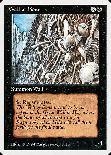 Wall of Bone - sum Spoiler