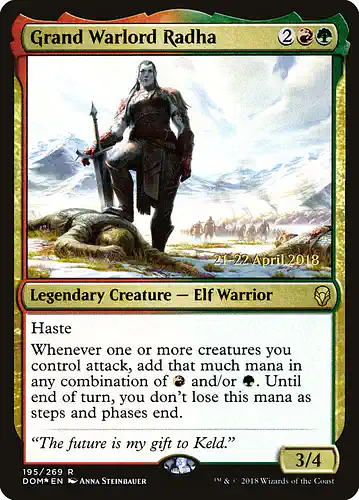 Grand Warlord Radha - dom Spoiler