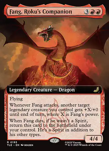 Fang, Roku's Companion - tle Spoiler