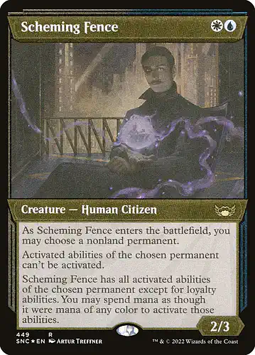Scheming Fence - snc Spoiler