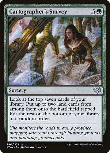Cartographer's Survey - vow Spoiler