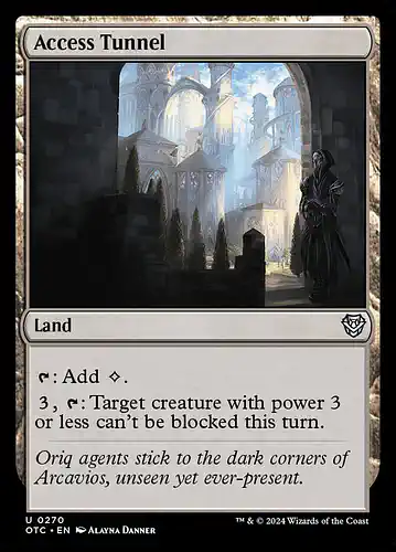 Access Tunnel - otc Spoiler