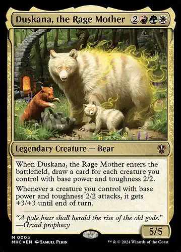Duskana, the Rage Mother - mkc Spoiler