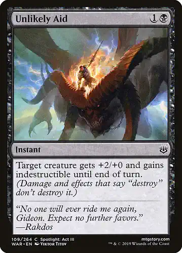 Unlikely Aid - war Spoiler