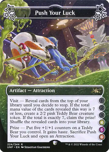 Push Your Luck - unf Spoiler