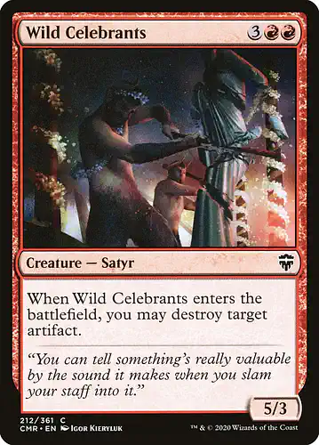 Wild Celebrants - cmr Spoiler