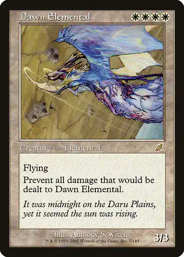 Dawn Elemental - scg Spoiler