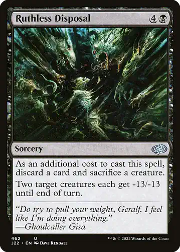 Ruthless Disposal - j22 Spoiler