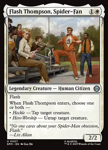 Flash Thompson, Spider-Fan - spm Spoiler