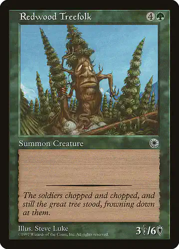Redwood Treefolk - por Spoiler